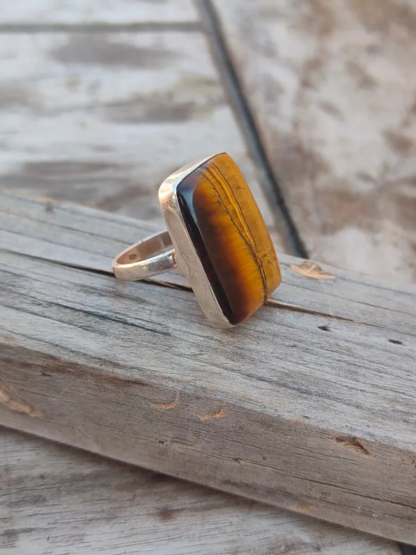 Silver_&_Brown_Sterling_Silver_925_Premium_&_Elegant_Boho_Ring_For_Girls_&_Women