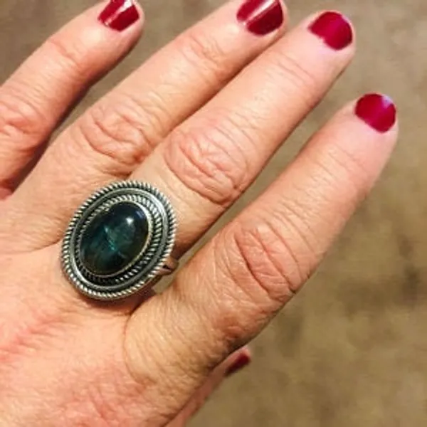 Silver_&_Multicolor_Sterling_Silver_925_Premium_&_Elegant_Boho_Ring_For_Girls_&_Women