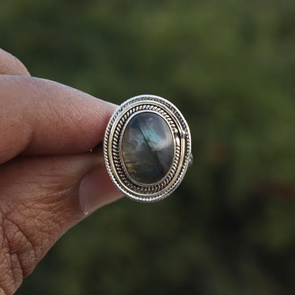 Silver_&_Multicolor_Sterling_Silver_925_Premium_&_Elegant_Boho_Ring_For_Girls_&_Women