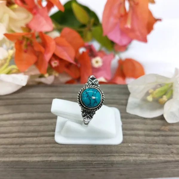 Silver_&_Blue_Sterling_Silver_925_Premium_&_Elegant_Boho_Ring_For_Girls_&_Women