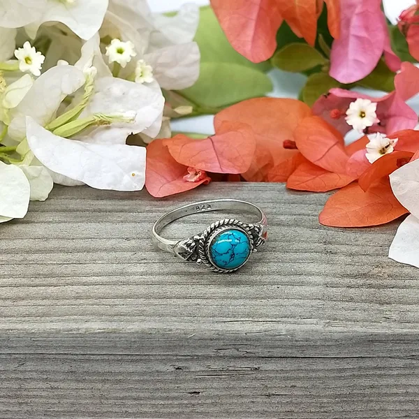 Silver_&_Blue_Sterling_Silver_925_Premium_&_Elegant_Boho_Ring_For_Girls_&_Women