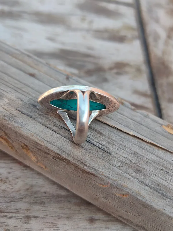 Silver_&_Green_Sterling_Silver_925_Premium_&_Elegant_Boho_Ring_For_Girls_&_Women