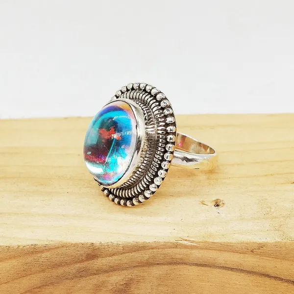 Silver_&_White_Sterling_Silver_925_Premium_&_Elegant_Boho_Ring_For_Girls_&_Women