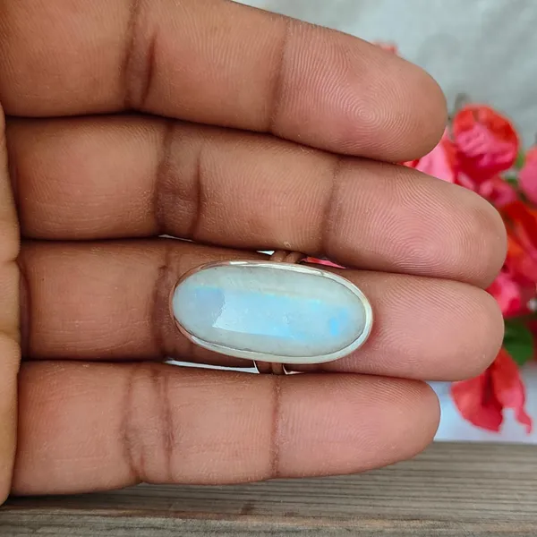 Silver_&_White_Multicolor_Sterling_Silver_925_Premium_&_Elegant_Boho_Ring_For_Girls_&_Women