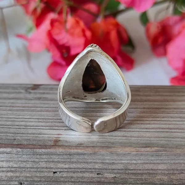 Silver_&_Blue_Sterling_Silver_925_Premium_&_Elegant_Boho_Ring_For_Girls_&_Women