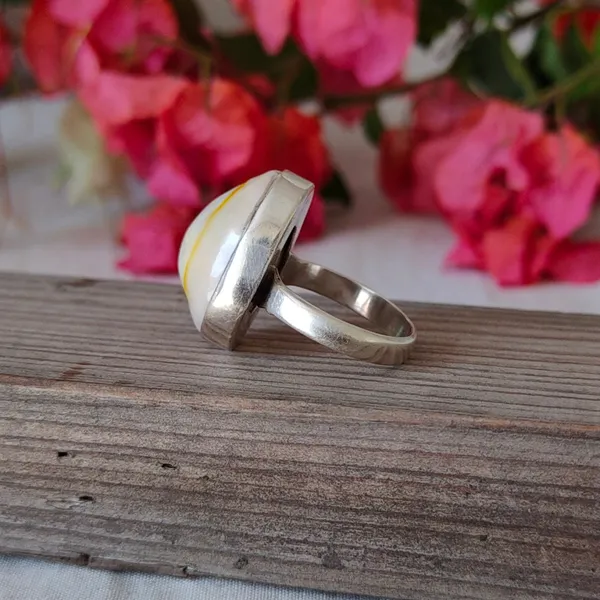 Silver_&_White_Sterling_Silver_925_Premium_&_Elegant_Boho_Ring_For_Girls_&_Women