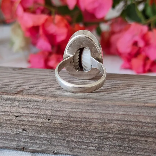 Silver_&_White_Sterling_Silver_925_Premium_&_Elegant_Boho_Ring_For_Girls_&_Women