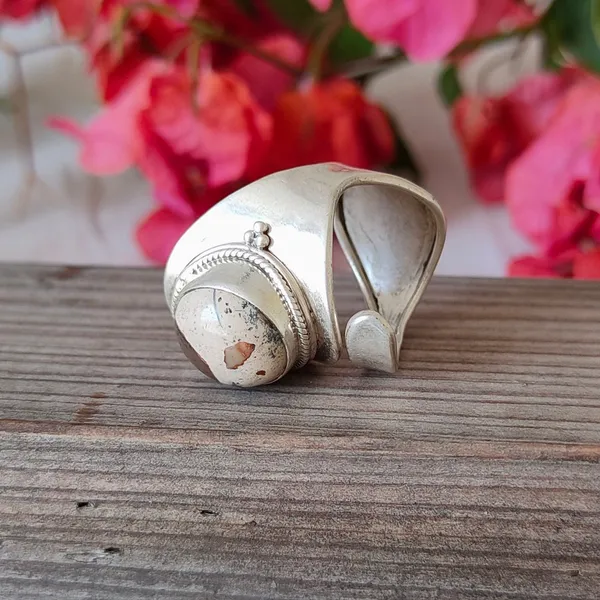 Silver_&_White_Sterling_Silver_925_Premium_&_Elegant_Boho_Ring_For_Girls_&_Women
