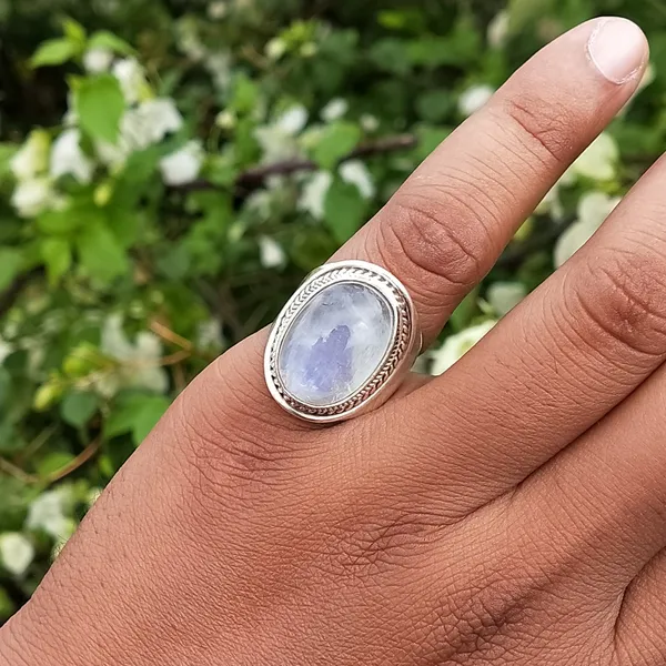 Silver_&_Multicolor_925_Premium_&_Elegant_Boho_Ring_For_Girls_&_Women