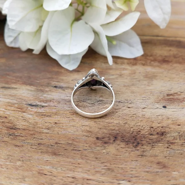 Silver_&_Purple_Sterling_Silver_925_Premium_&_Elegant_Boho_Ring_For_Girls_&_Women
