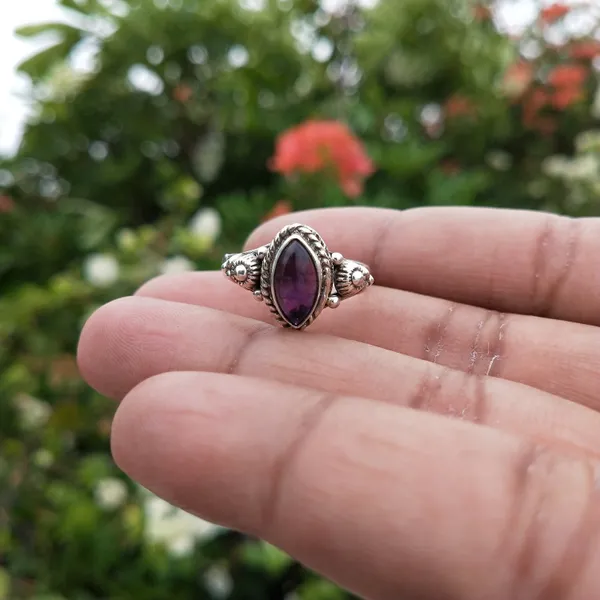Silver_&_Purple_Sterling_Silver_925_Premium_&_Elegant_Boho_Ring_For_Girls_&_Women