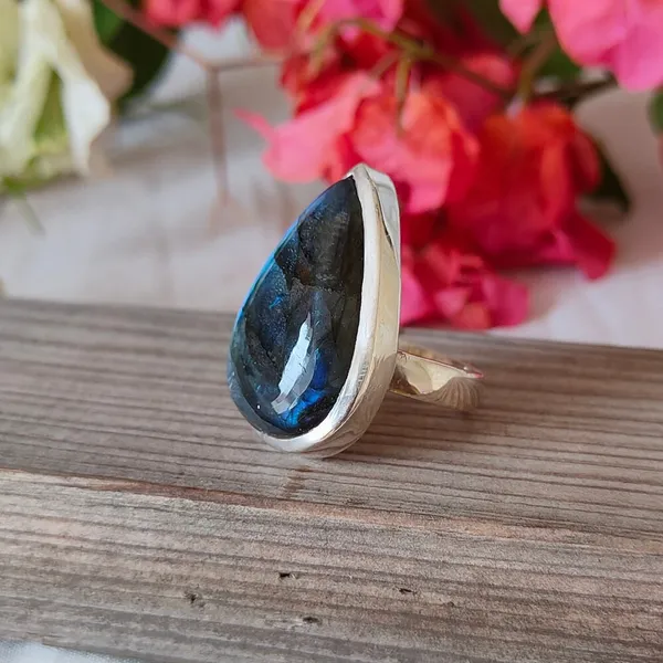 Silver_&_Grey_Sterling_Silver_925_Premium_&_Elegant_Boho_Ring_For_Girls_&_Women