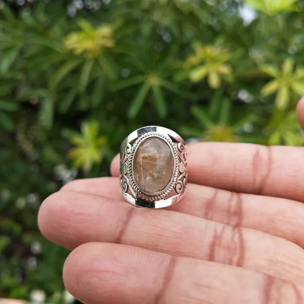 Silver_&_Golden_Sterling_Silver_925_Premium_&_Elegant_Boho_Ring_For_Girls_&_Women
