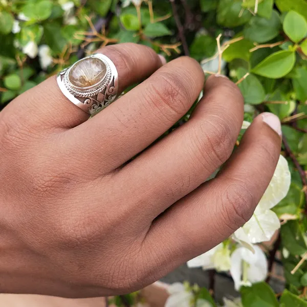 Silver_&_Golden_Sterling_Silver_925_Premium_&_Elegant_Boho_Ring_For_Girls_&_Women