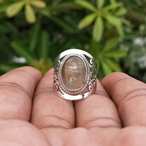 Silver_&_Golden_Sterling_Silver_925_Premium_&_Elegant_Boho_Ring_For_Girls_&_Women