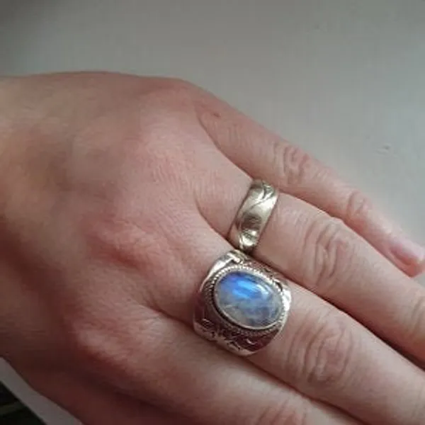 Silver_&_Multicolor_Sterling_Silver_925_Premium_&_Elegant_Boho_Ring_For_Girls_&_Women