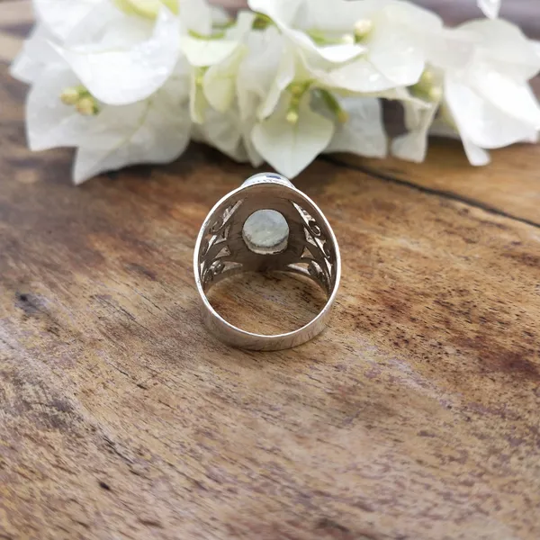 Silver_&_Multicolor_Sterling_Silver_925_Premium_&_Elegant_Boho_Ring_For_Girls_&_Women