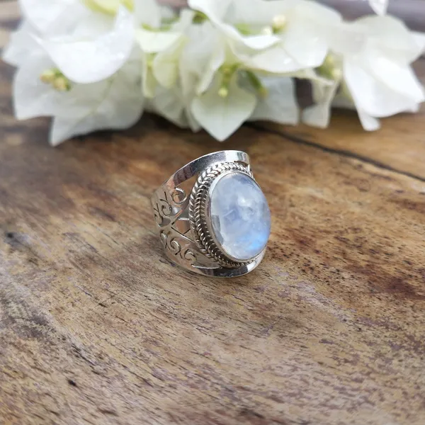Silver_&_Multicolor_Sterling_Silver_925_Premium_&_Elegant_Boho_Ring_For_Girls_&_Women