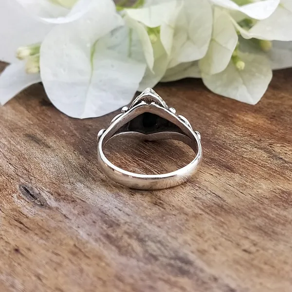 Silver_&_Blue_Sterling_Silver_925_Premium_&_Elegant_Boho_Ring_For_Girls_&_Women