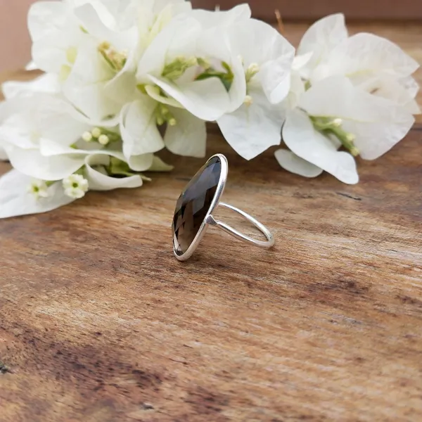 Silver_&_Brown_Sterling_Silver_925_Premium_&_Elegant_Boho_Ring_For_Girls_&_Women