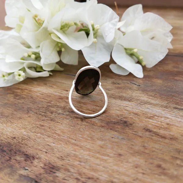Silver_&_Brown_Sterling_Silver_925_Premium_&_Elegant_Boho_Ring_For_Girls_&_Women