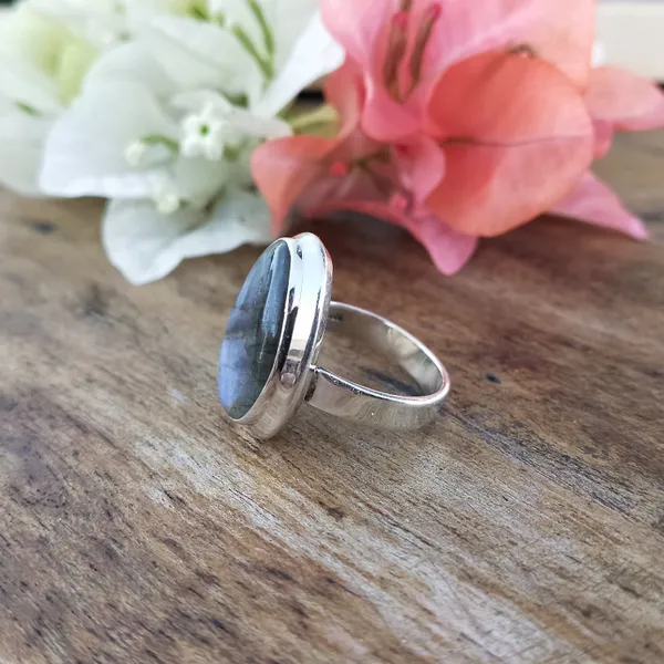 Silver_&_Blue_Sterling_Silver_925_Premium_&_Elegant_Boho_Ring_For_Girls_&_Women