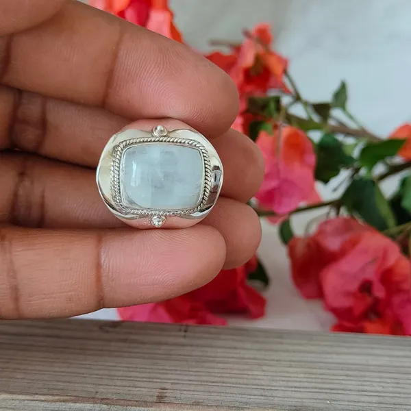 Silver_&_Multicolor_Sterling_Silver_925_Premium_&_Elegant_Boho_Ring_For_Girls_&_Women
