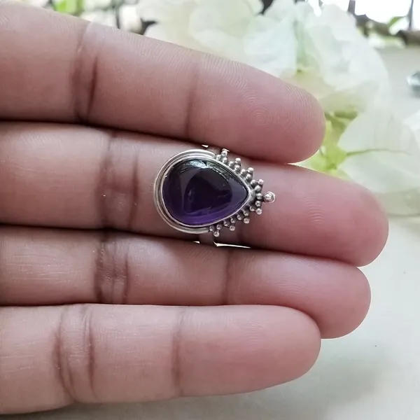 Silver_&_Purple_Sterling_Silver_925_Premium_&_Elegant_Designer_Ring_For_Girls_&_Women