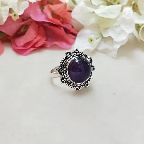 Silver_&_Purple_Sterling_Silver_925_Premium_&_Elegant_Designer_Ring_For_Girls_&_Women