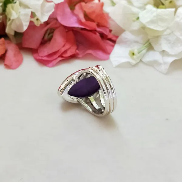 Silver_&_Purple_Sterling_Silver_925_Premium_&_Elegant_Boho_Ring_For_Girls_&_Women