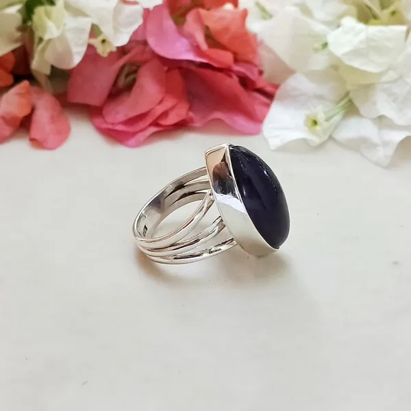 Silver_&_Purple_Sterling_Silver_925_Premium_&_Elegant_Boho_Ring_For_Girls_&_Women