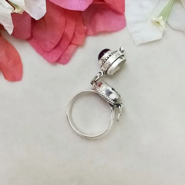 Silver_&_Purple_Sterling_Silver_925_Premium_&_Elegant_Designer_Ring_For_Girls_&_Women
