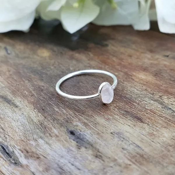 Silver_&_Pink_Sterling_Silver_925_Premium_&_Elegant_Boho_Ring_For_Girls_&_Women