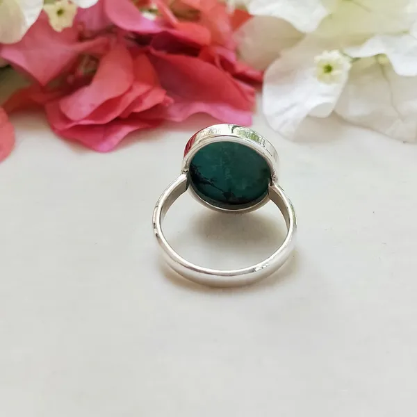 Silver_&_Blue_Sterling_Silver_925_Premium_&_Elegant_Boho_Ring_For_Girls_&_Women
