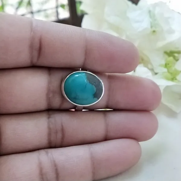Silver_&_Blue_Sterling_Silver_925_Premium_&_Elegant_Boho_Ring_For_Girls_&_Women