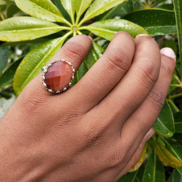Silver_&_Brown_Sterling_Silver_925_Premium_&_Elegant_Boho_Ring_For_Girls_&_Women