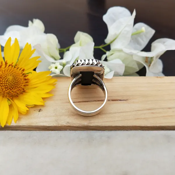 Silver_&_Multicolor_Sterling_Silver_925_Premium_&_Elegant_Boho_Ring_For_Girls_&_Women
