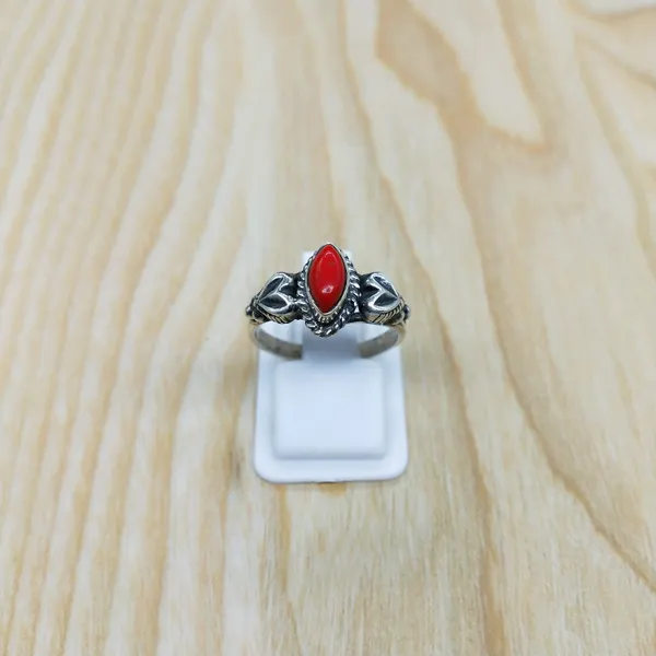 Silver_&_Red_Sterling_Silver_925_Premium_&_Elegant_Boho_Ring_For_Girls_&_Women