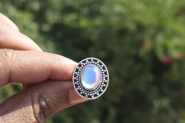 Silver_&_White_Sterling_Silver_925_Premium_&_Elegant_Boho_Ring_For_Girls_&_Women