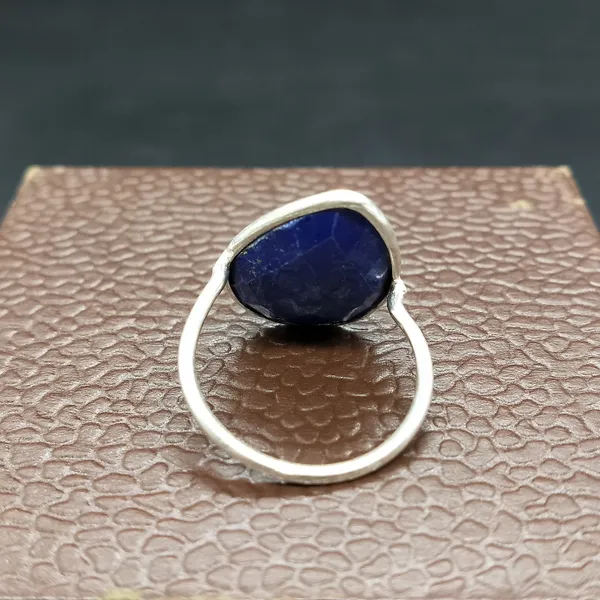 Silver_&_Blue_Sterling_Silver_925_Premium_&_Elegant_Boho_Ring_For_Girls_&_Women