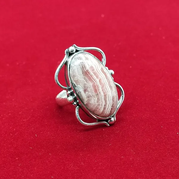 Silver_&_Pink_Sterling_Silver_925_Premium_&_Elegant_Boho_Ring_For_Girls_&_Women