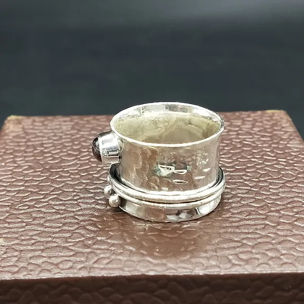 Silver_&_Red_Sterling_Sillver_925_Premium_&_Elegant_Handmade_Ring_For_Girls_&_Women