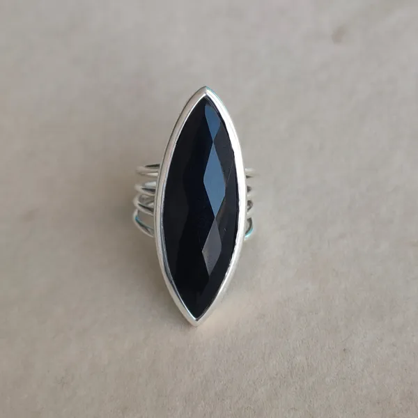 Silver_&_Black_Sterling_Silver_925_Premium_&_Elegant_Boho_Ring_For_Girls_&_Women