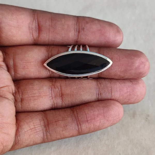 Silver_&_Black_Sterling_Silver_925_Premium_&_Elegant_Boho_Ring_For_Girls_&_Women
