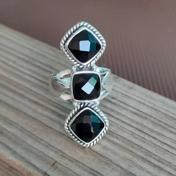 Silver_&_Black_Sterling_Silver_925_Premium_&_Elegant_Boho_Ring_For_Girls_&_Women
