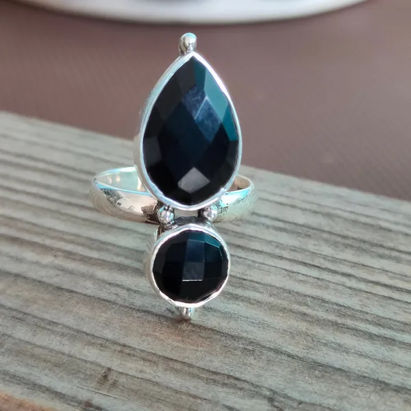 Silver_&_Black_Sterling_Silver_925_Premium_&_Elegant_Boho_Ring_For_Girls_&_Women
