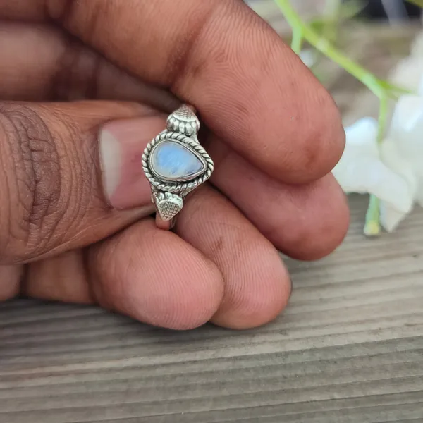 Silver_&_White_With_Blue_Sterling_Silver_925_Premium_&_Elegant_Boho_Ring_For_Girls_&_Women