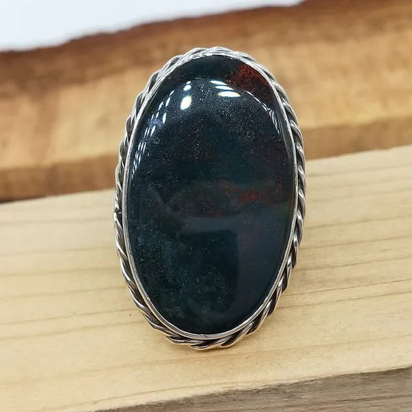 Silver_&_Green_Sterling_Silver_925_Premium_&_Elegant_Boho_Ring_For_Girls_&_Women