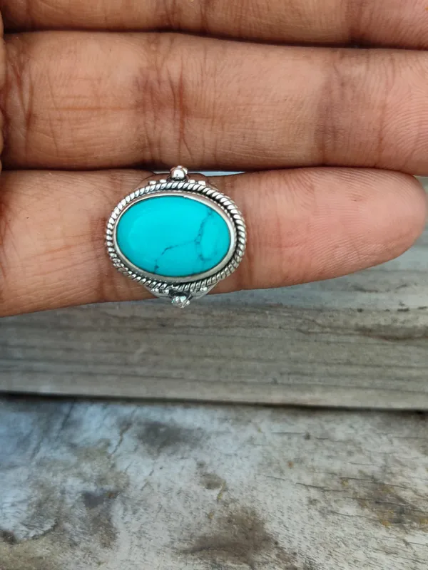 Silver_&_Green_Sterling_Silver_925_Premium_&_Elegant_Boho_Ring_For_Girls_&_Women