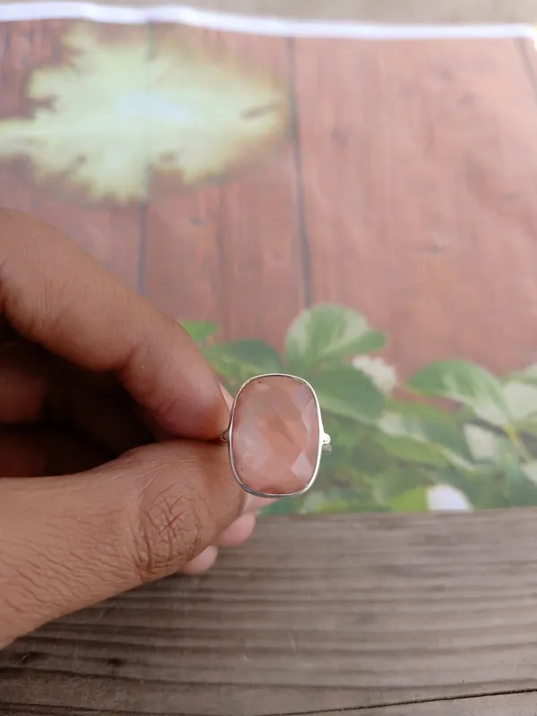 Silver_&_Pink_Sterling_Silver_925_Premium_&_Elegant_Boho_Ring_For_Girls_&_Women